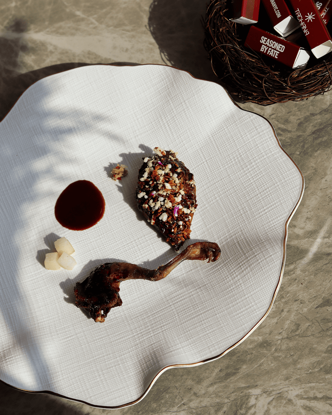 Roasted quail